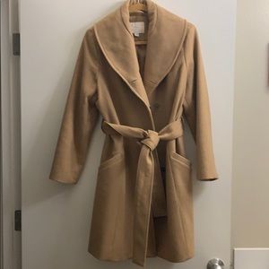 Wool Blend Trench Coat